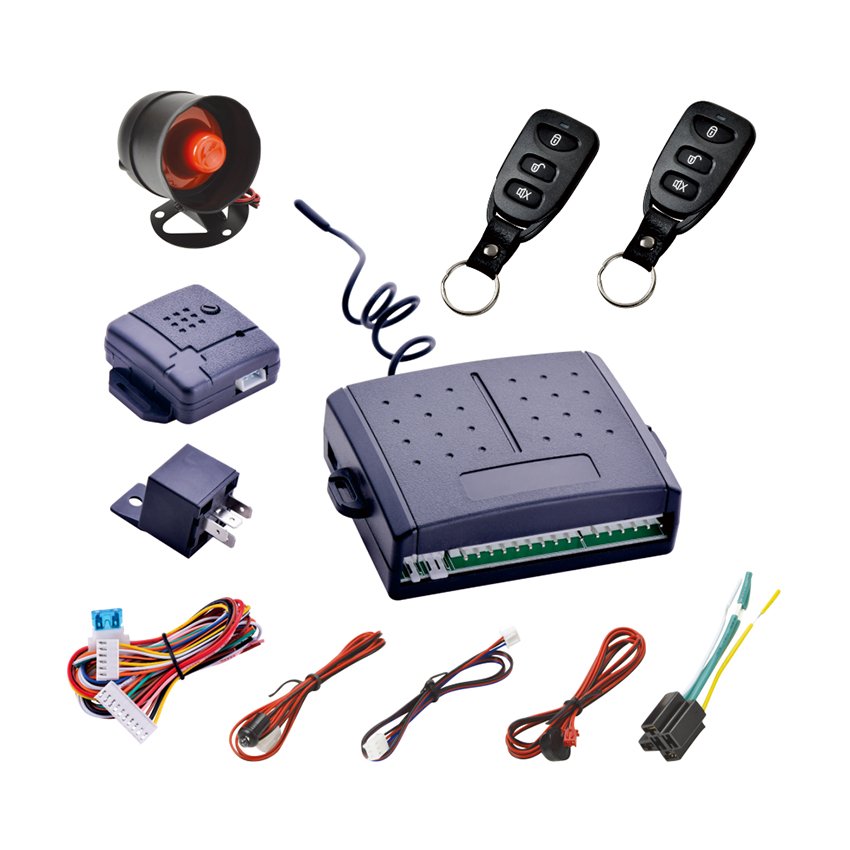 Universal Waterproof Car Alarm with Siren and Wireless Remote for Sedans and SUVs